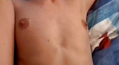 Teen playgirl is delectable and enjoys riding a large shaft