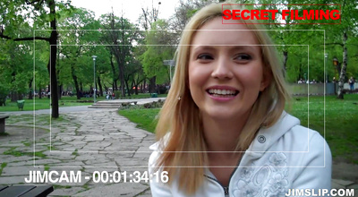 Succulent blonde teen Nataly Von is one feisty bitch ready to bang wildly