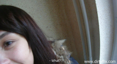 Breathtaking Dania puts a chopper in her throat and sucks it