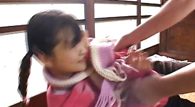 Inviting playgirl Risa Hano with juice fanny receives a large wang